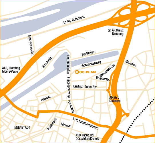 Anfahrtskizze zu CC-PLAN